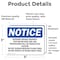 Signmission Entering Private Property Stay Below High OSHA Notice Sign, Vinyl Decal, 5in W x 3.5in L, 2PK OS-2PACK-NS-D-35-L-12089 - alternate 4